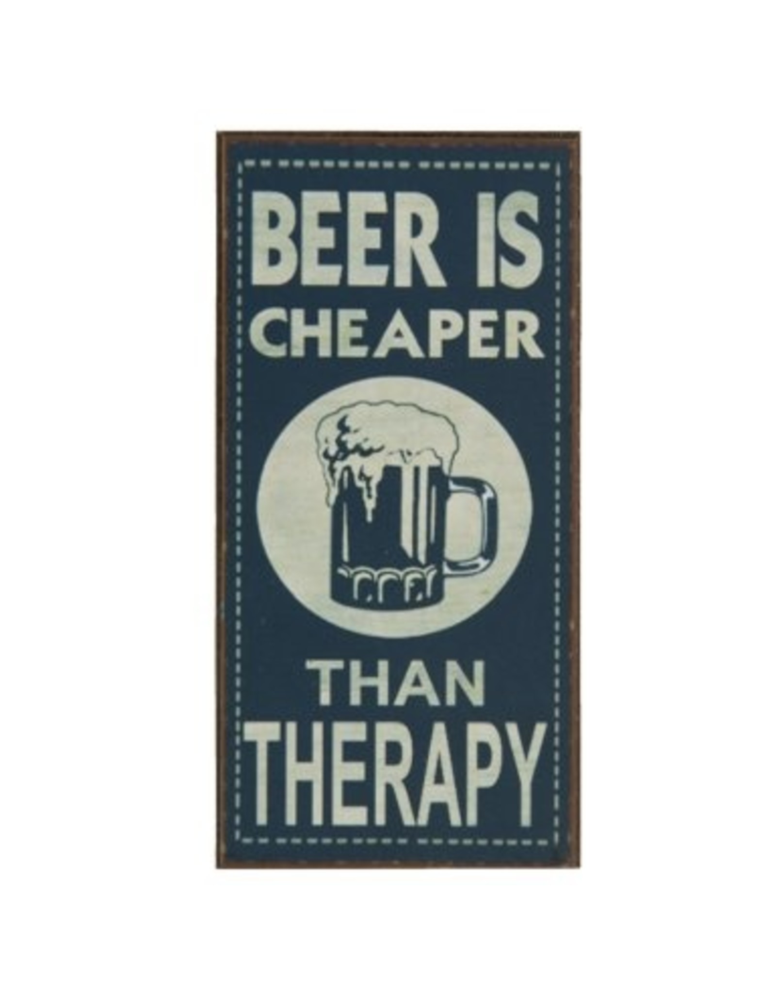 Jelly Jazz magneet - beer is cheaper than therapy