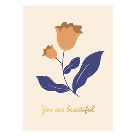 postcard - you are beautiful