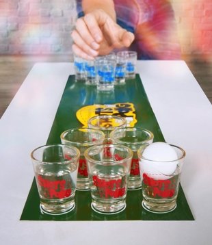 drinking game - shots pong