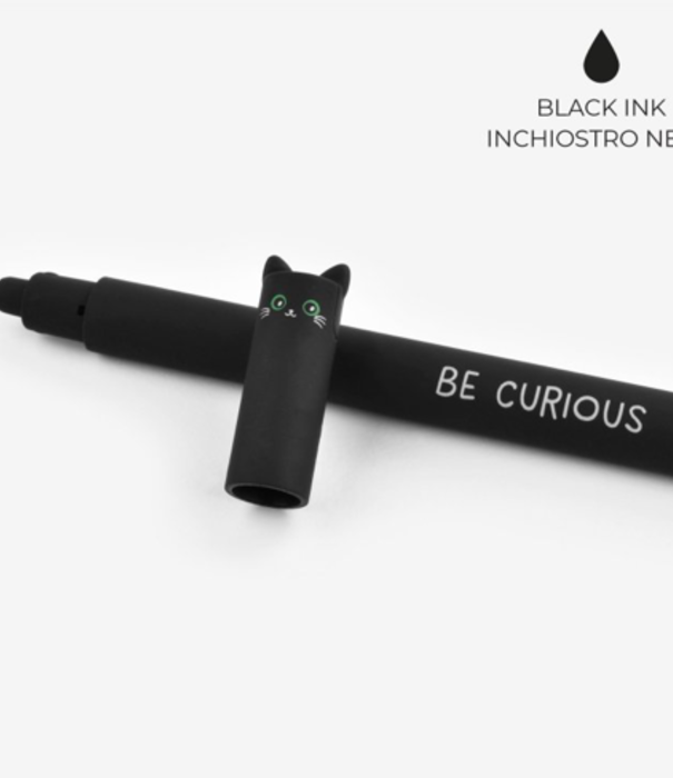 Legami erasable pen - cat (black ink)