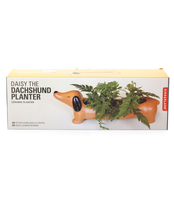 Kikkerland planter - Daisy the dachshund