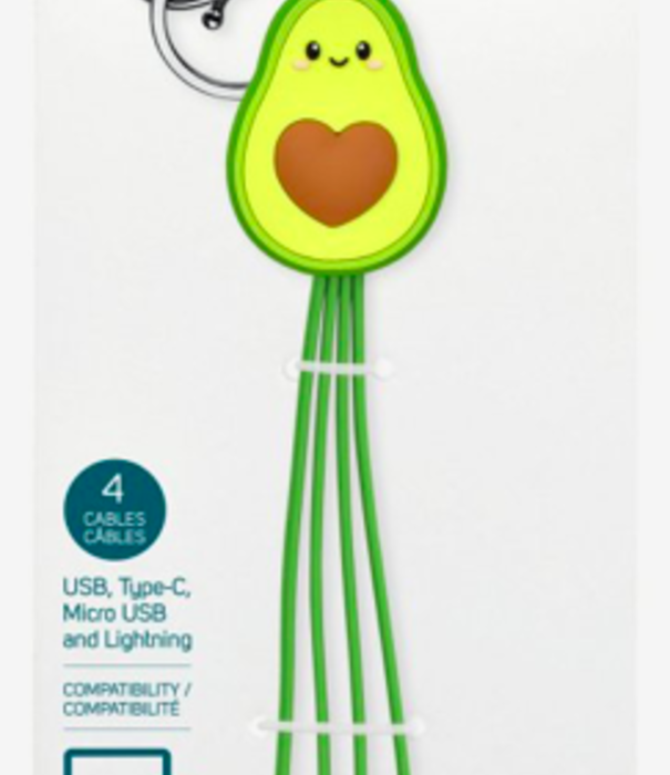 Legami charging cables - avocado