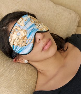 eye mask - map