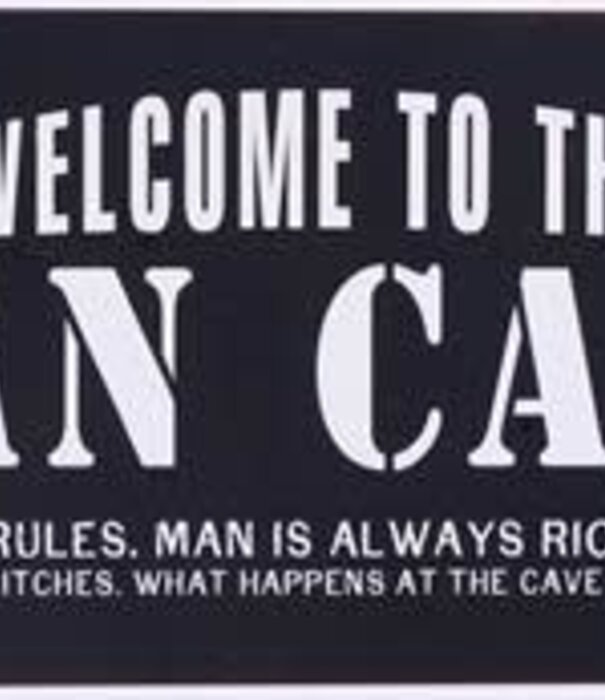 Jelly Jazz sign - welcome to the man cave