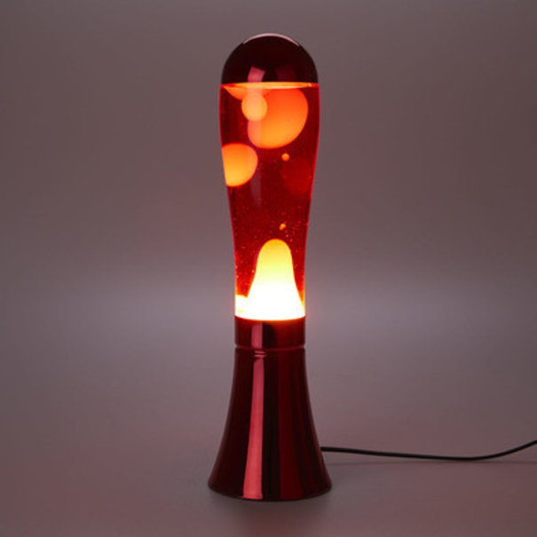 Balvi lava lamp - red base/red lava