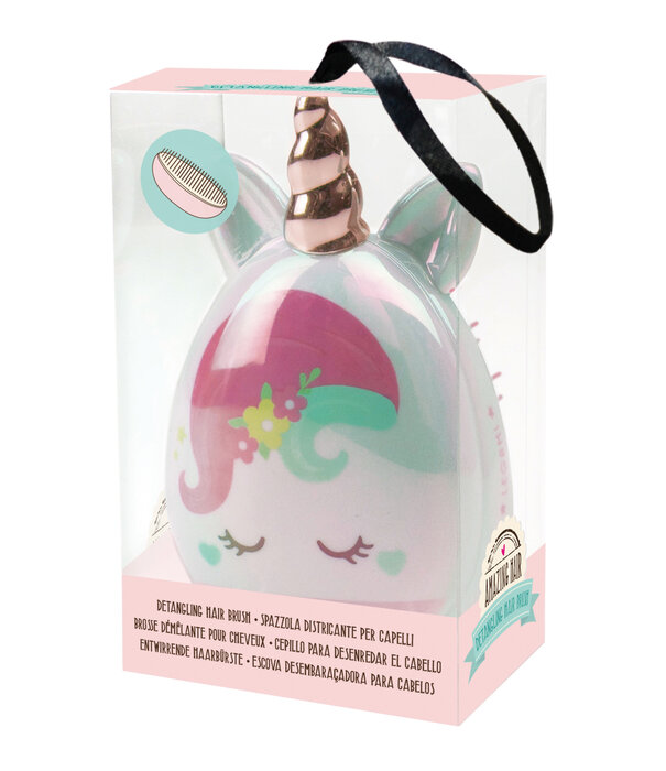 Legami detangling hairbrush - unicorn