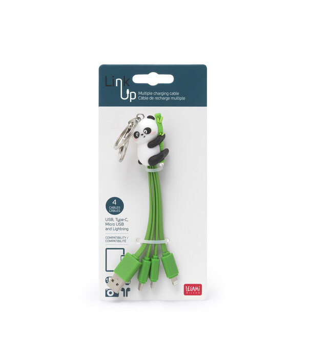 Legami charging cables - panda