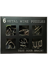 Invotis puzzel - metalen brain trainer (6pcs)