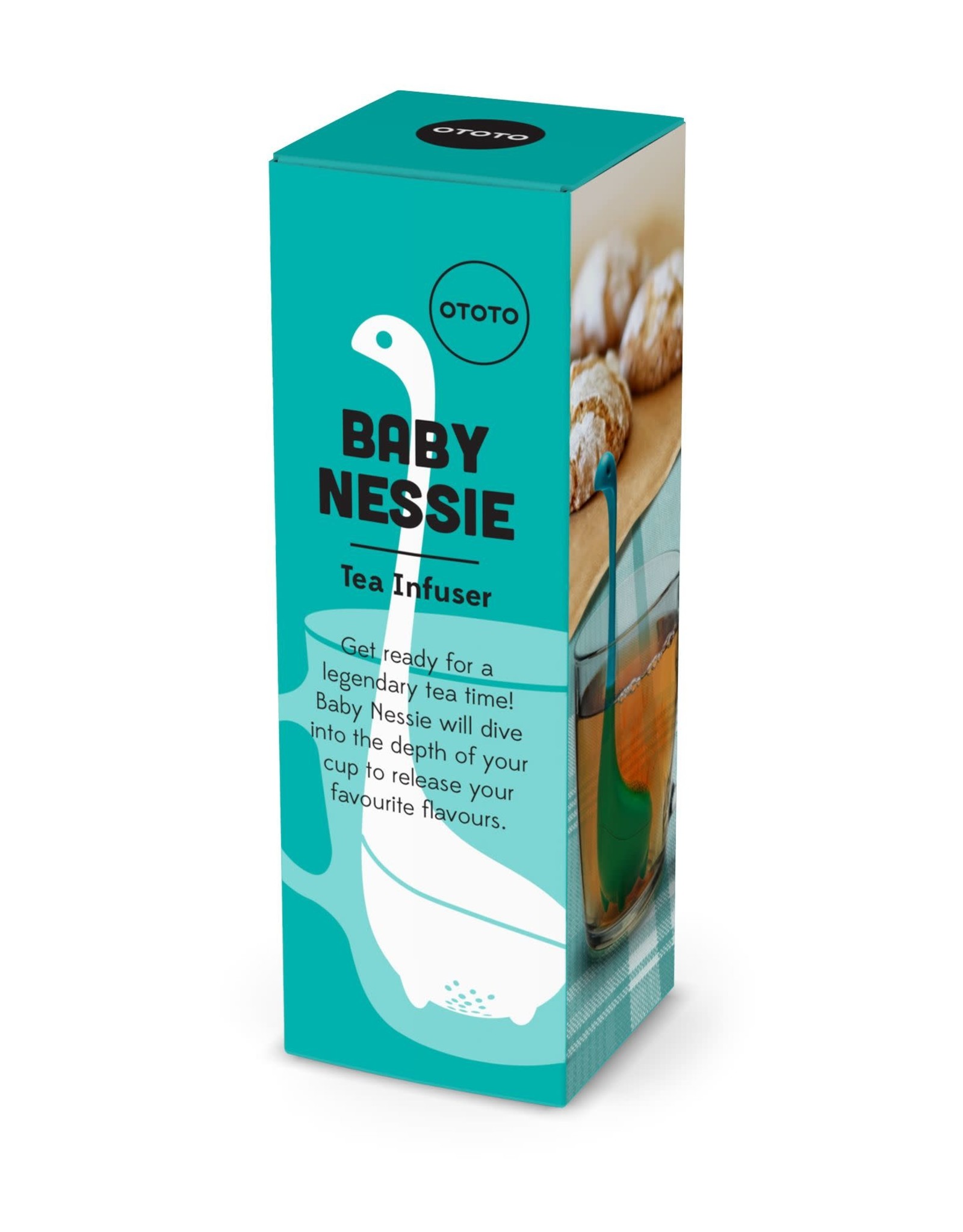 Jelly Jazz thee infuser - nessie (turquoise)