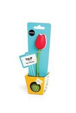 Jelly Jazz thee infuser - rode tulp