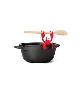 Jelly Jazz spoon holder - crab  Red