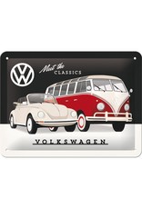 Nostalgic Art metalen bord - 15x20 - VW classics