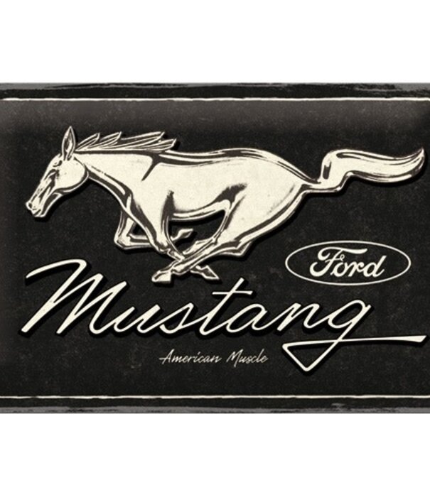 Nostalgic Art metal sign - 20x30 - Ford Mustang