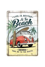 Jelly Jazz metal card - VW - beach