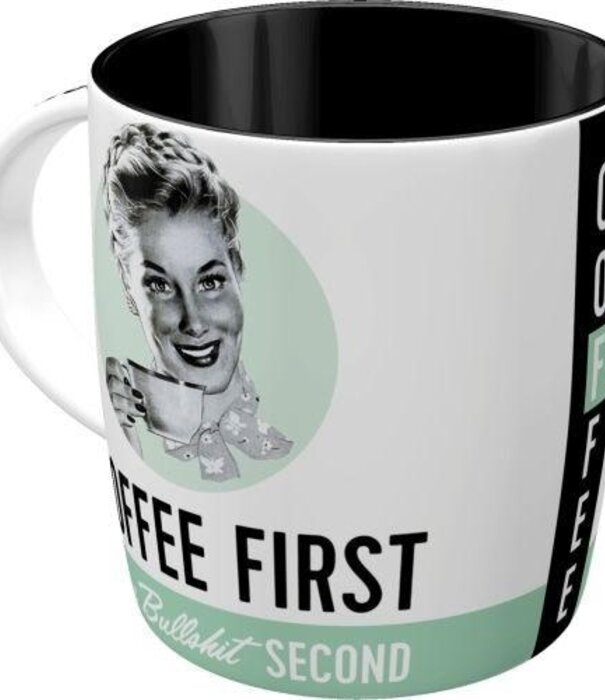 Nostalgic Art drinking cup  - coffee first