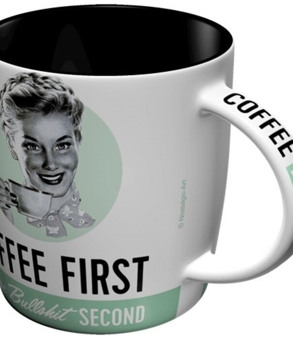 Nostalgic Art drinking cup  - coffee first