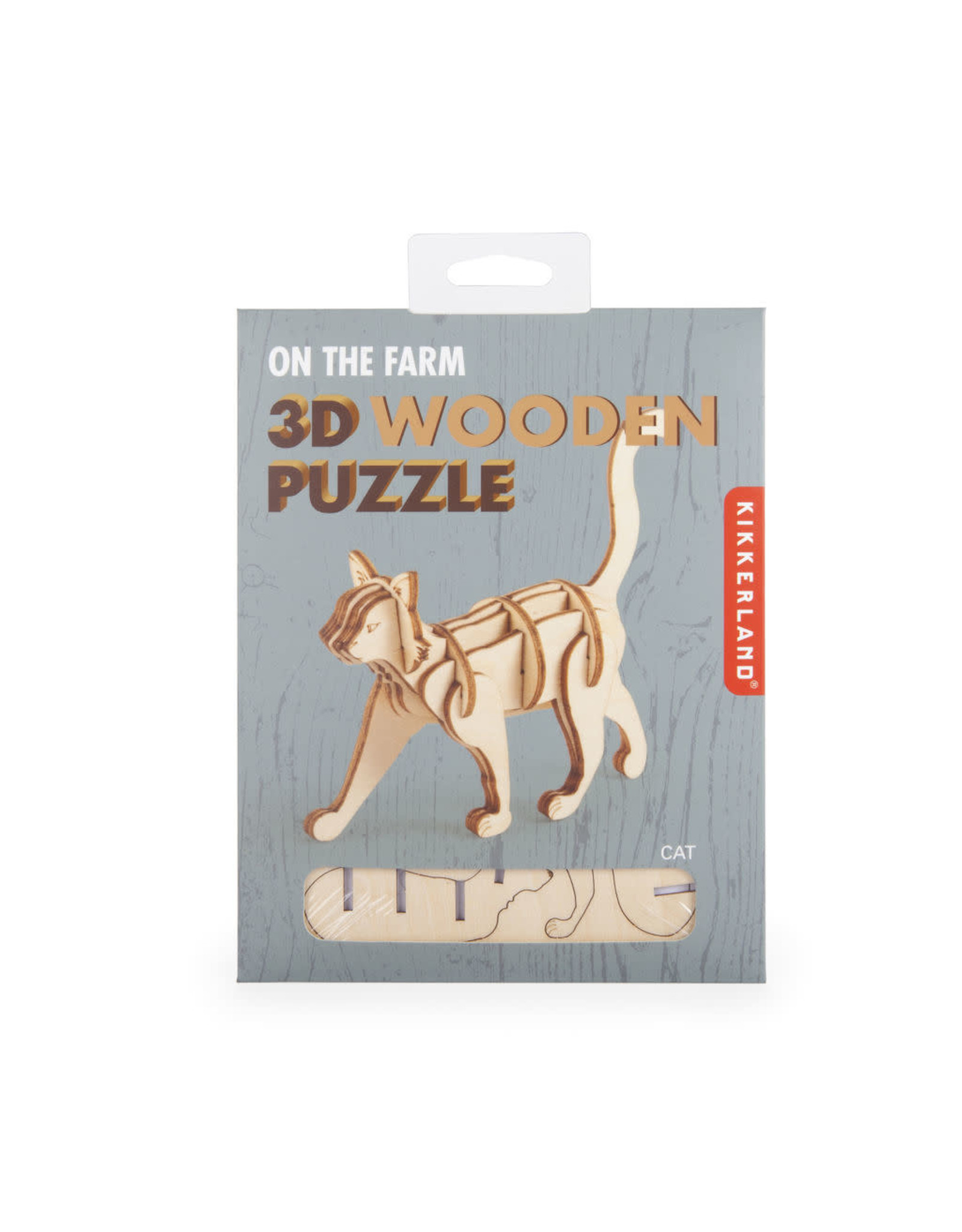 Jelly Jazz 3D houten puzzel van een kat