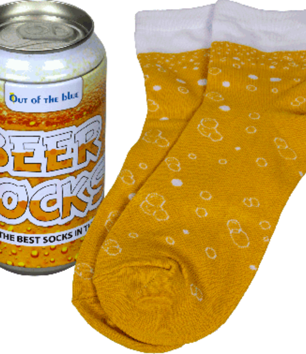 Jelly Jazz socks - beer in beer can (41-46)