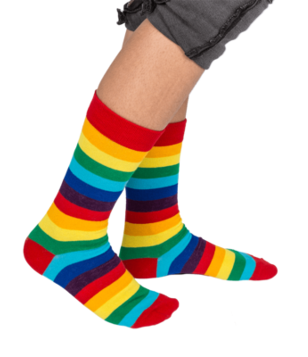 Jelly Jazz rainbow stockings in can (39-46)