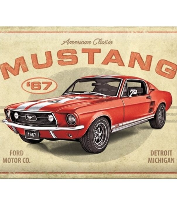 Nostalgic Art metal sign - 30x40 - Ford Mustang