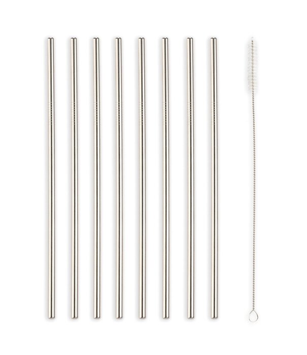 Kikkerland reusable straws - stainless steel