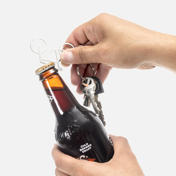 Kikkerland bike keychain & bottle opener