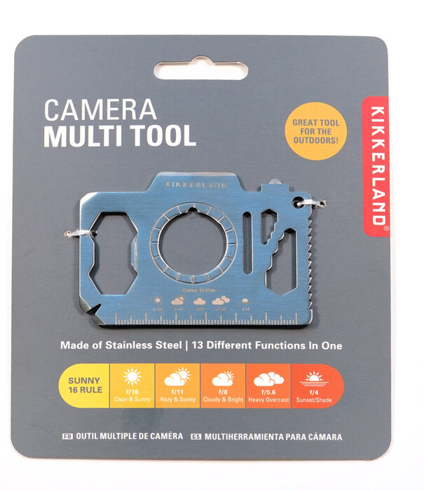 Kikkerland multifunctional tool - camera