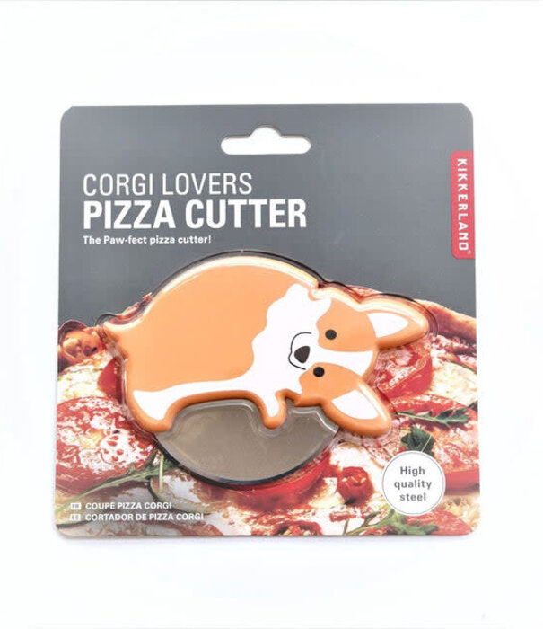 Kikkerland pizza cutter - corgi