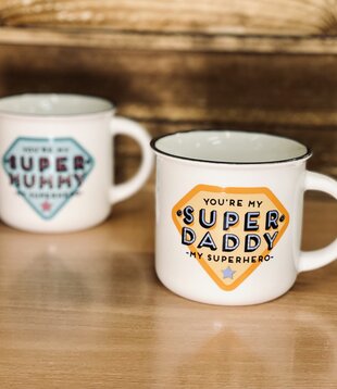 mug puccino - super daddy