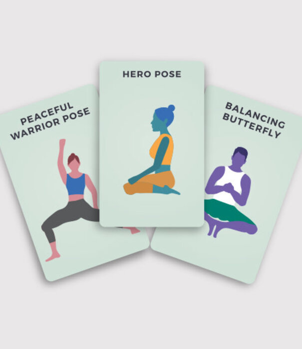 Gift Republic kaartenset - yoga poses