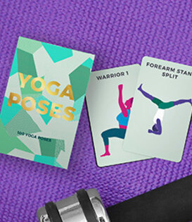 kaartenset - yoga poses