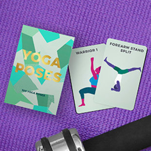 kaartenset - yoga poses