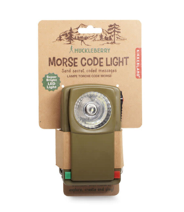 Kikkerland huckleberry morse code light