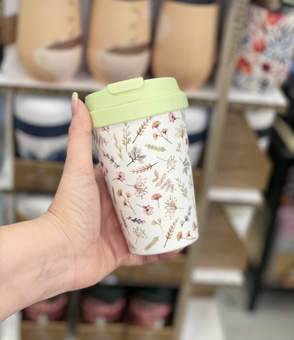 Chic Mic travel cup - watercolor flowers