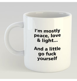 Jelly Jazz mug - I'm mostly peace...