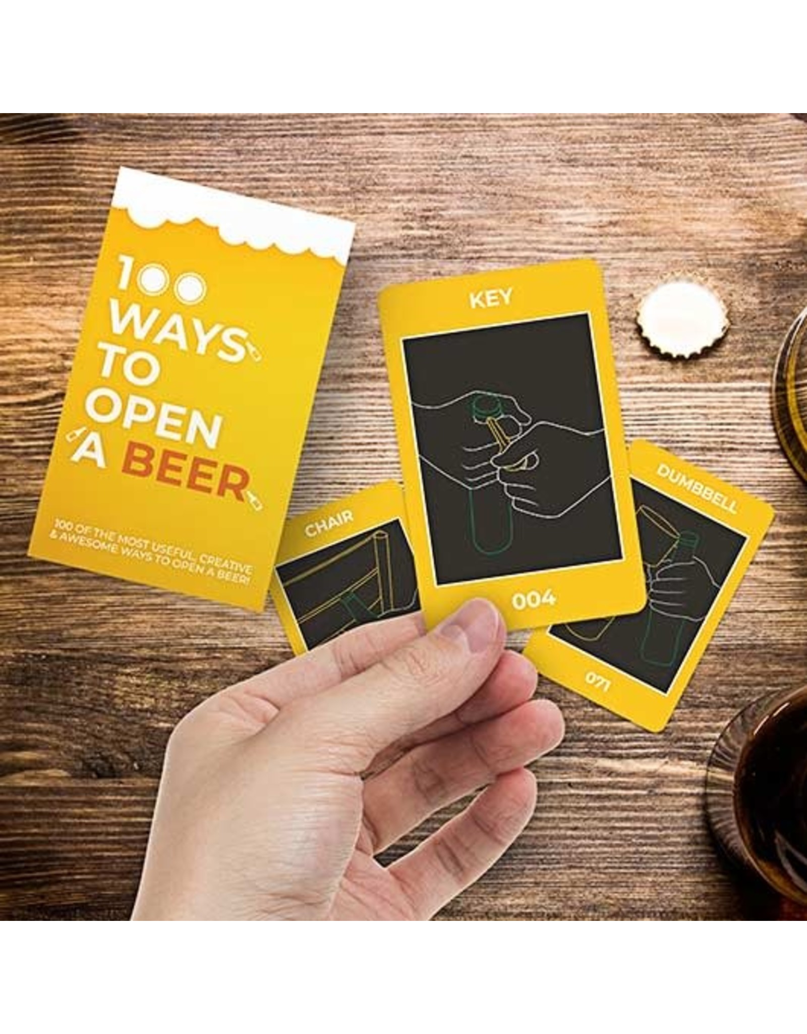 Jelly Jazz kaarten - 100 ways to open a beer
