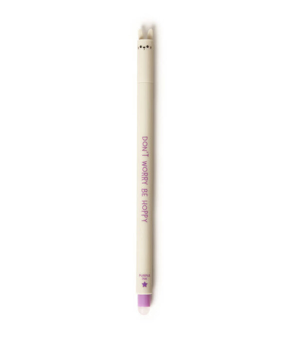 Legami erasable pen - bunny (purple ink)