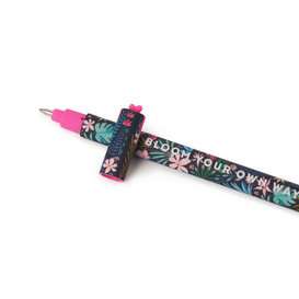 erasable pen - flora (turquoise ink)