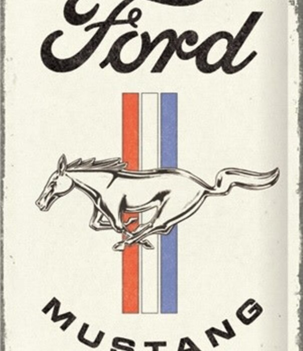 Nostalgic Art bord - 20x30 - Ford mustang