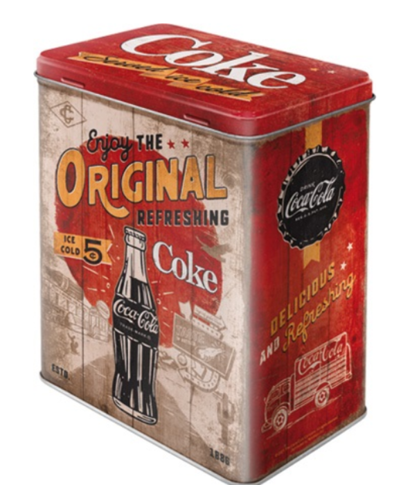 Nostalgic Art tin box - M - Coke original