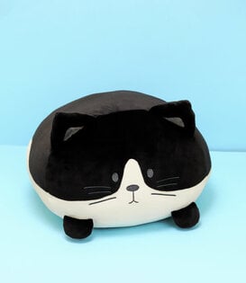 kussen - kitty (wit/zwart)