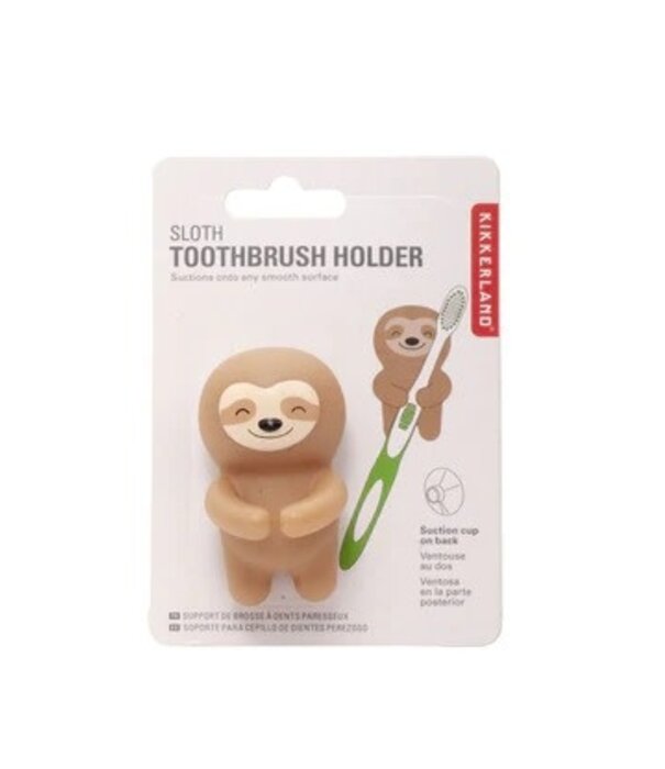 Kikkerland toothbrush holder - sloth