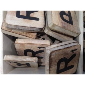 wooden letter - R