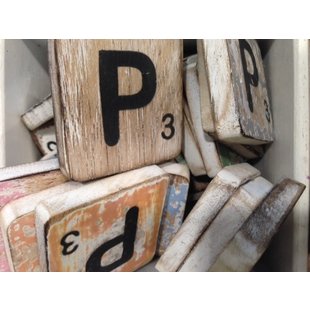 wooden letter - P