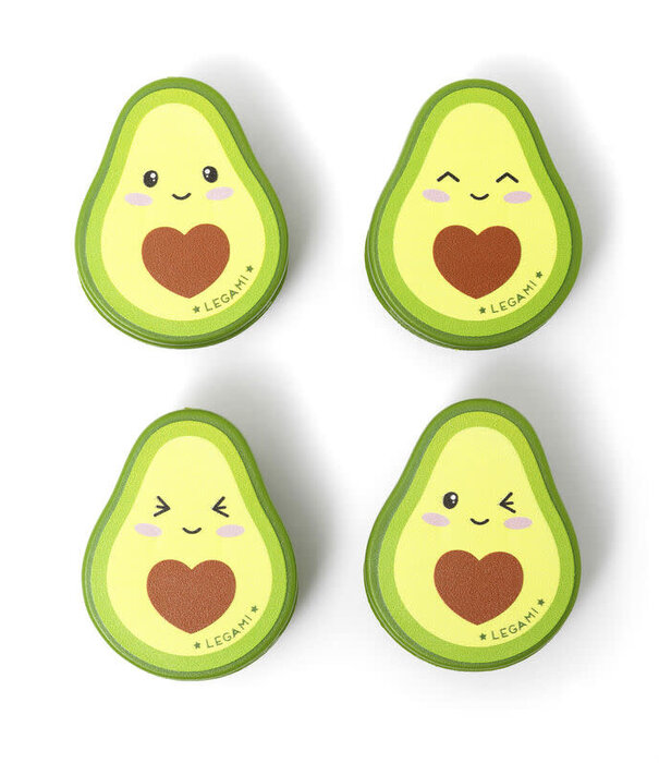 Legami bag clips - avocado