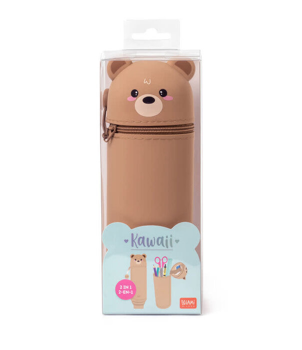 Legami pencil case - kawaii - bear