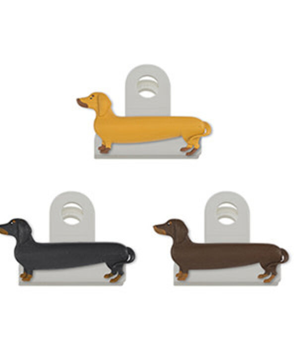 Kikkerland bag clips - dog