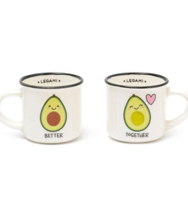 Legami espresso mugs - avocado