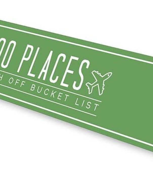 Gift Republic scratch poster - 100 places