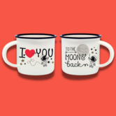 espresso drinking cups - to the moon and back